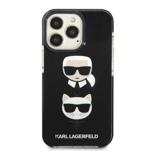 Karl Lagerfeld Karl&Choupette Fejtok Iphone 13 Pro Max Fekete 140491710 - Puzdrá na telefóny
