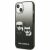 Etui Karl Lagerfeld Gradient Ikonik Karl&Choupette na iPhone 13 mini - czarne 127033614