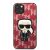 Karl Lagerfeld Monogram Ikonik piros iPhone 13 tok elölnézet