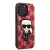 Szögletes Nézet Karl Lagerfeld Monogram Ikonik iPhone 13 Pro Max Tok