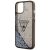 Guess Fekete Folyékony Csillámos Védőtok iPhone 14-hez