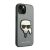 Karl Lagerfeld Saffiano ezüst iPhone 14 Plus tok Karl's Head dizájnnal