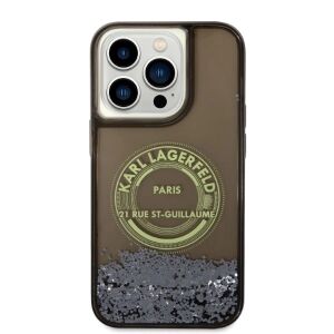 Etui Karl Lagerfeld KLHCP14LLCRSGRK do iPhone 14 Pro 6,1" hardcase Liquid Glitter RSG 127037406 - Handyhüllen