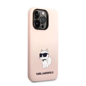 Etui Karl Lagerfeld KLHCP14XSNCHBCP do iPhone 14 Pro Max 6,7" hardcase Silicone Choupette różowy/pink 140544098 - Handyhüllen