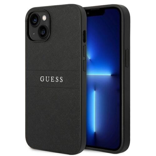Guess Apple iPhone 14 Plus (6,7) PU-Leder-Saffiano-Rückseite schwarz (GUHCP14MPSASBBK) 127038274