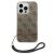 Guess 4G Print Cord etui ze smyczką do iPhone 14 Pro brązowy 127039096