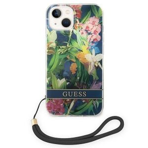Guess Tvrdé Puzdro Pre Iphone 14 Plus 6.7 Case Kvetinový Remienok 127039107 - Puzdrá na telefóny