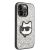 Karl Lagerfeld Glitter Choupette Patch Tok Iphone 14 Pro Silver Telefonhoz 140547488