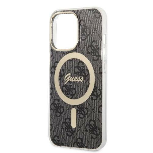 Guess iPhone 13 Pro tok, fekete 4G nyomtatás, MagSafe kompatibilis - Guess
