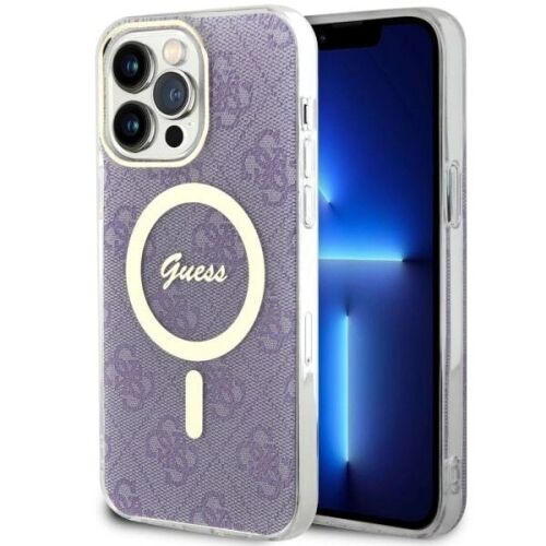 Guess GUHMP14XH4STU iPhone 14 Pro Max6.7" purpurowy/purple hardcase 4G MagSafe 127041107