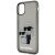 Karl Lagerfeld Glitter Karl&Choupette Tok Iphone 11 Xr Fekete 127041278
