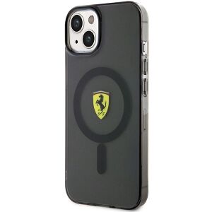 Etui Ferrari Translucent MagSafe na iPhone 14 Plus - czarne 127042054 - Ferrari Handyhüllen