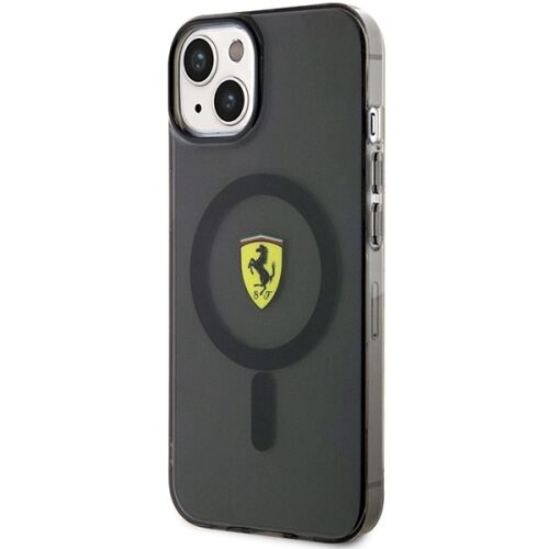 Ferrari FEHMP14MURKK iPhone 14 Plus / 15 Plus 6.7" czarny/black hardcase Translucent Magsafe 127042054