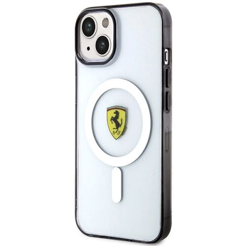Ferrari FEHMP14MURKT iPhone 14 Plus / 15 Plus 6.7" przezroczysty/transparent hardcase Outline Magsafe 127042061
