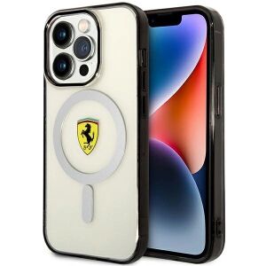 Ferrari Outline Tok Magsafe-Hoz Iphone 14 Pro Max Átlátszó Tokhoz 127041908 - Ferrari Puzdrá na telefóny