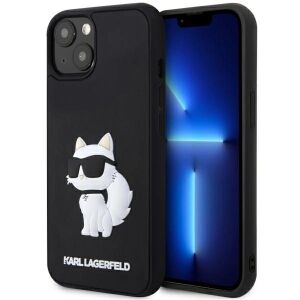 Karl Lagerfeld Gumi Choupette 3D Tok Iphone 14 Fekete Tokhoz 127042246 - Karl Lagerfeld Telefontok