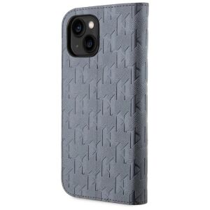 Karl Lagerfeld Saffiano Monogram Tok Iphone 14 Ezüst Tokhoz 127042465 - Karl Lagerfeld Telefontok