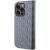 Karl Lagerfeld Saffiano Monogram ezüst tok iPhone 14 Pro Max telefonon kamera nézet