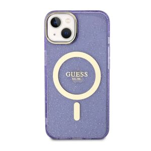 Etui Guess GUHMP14SHCMCGU do iPhone 14 6.1" hardcase Glitter Gold MagSafe 140509724 - Handyhüllen