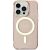 Guess rózsaszín csillogó arany MagSafe iPhone 11/XR tok