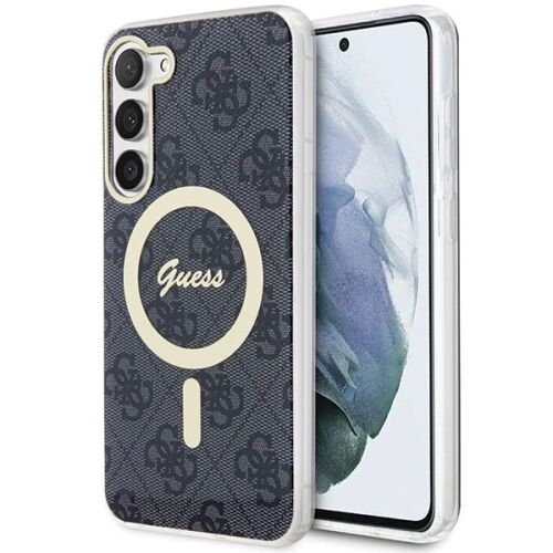 Guess GUHMS23MH4STK S23+ S916czarny/black hardcase 4G MagSafe 127043112