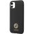 Guess iPhone 11/XR fekete szilikon tok Strass logóval