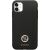 Guess iPhone 11/XR fekete szilikon tok Strass logóval