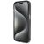 Guess iPhone 14 Pro Max fekete átlátszó tok ferde nézet
