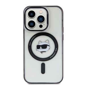 Etui Karl Lagerfeld KLHMP15LHCHNOTK do iPhone 15 Pro 6.1" transparent hardcase IML Choupette`s Head MagSafe 127045182 - Karl Lagerfeld Handyhüllen