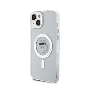 Karl Lagerfeld KLHMP15MHFCCNOT iPhone 15 Plus/14 Plus 6,7 Zoll transparente Hartschalenhülle IML Choupette MagSafe 140513506 - Handyhüllen