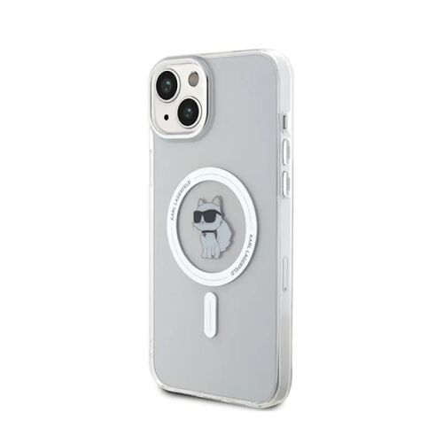 Karl Lagerfeld KLHMP15MHFCCNOT iPhone 15 Plus/14 Plus 6,7 Zoll transparente Hartschalenhülle IML Choupette MagSafe 140513506