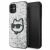 Karl Lagerfeld Ezüst Csillámos iPhone 11/XR Tok Telefonnal