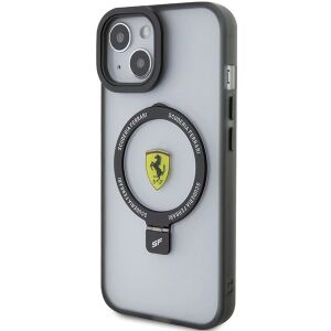 Ferrari Gyűrűs Állvány Tok Magsafe-Hoz Iphone 15 Plus-Hoz / 14 Plus Fekete 127047095 - Ferrari Telefontok