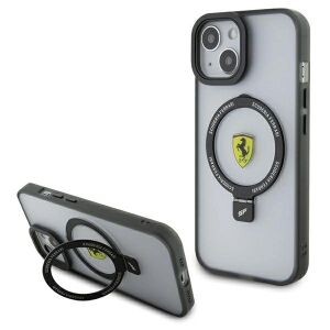 Ferrari Gyűrű Állvány Tok Magsafe-Hoz Iphone 15 Plus/14 Plus-Hoz, Átlátszó 127046954 - Ferrari Telefontok