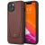 Mercedes-Benz Urban Bengale vörös bőr iPhone 15 tok