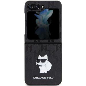 Karl Lagerfeld KLHCZF5SAPCHNPK Z Flip5 F731 Hartschalenkoffer, Saffiano-Monogramm, Schwarz/Schwarz 140516724 - Karl Lagerfeld Handyhüllen