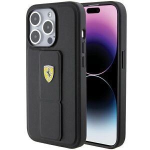 Ferrari Grip Stand Tok Iphone 15 Pro Max Fekete 127049331 - Ferrari Telefontok