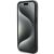 Elegáns fekete Karl Lagerfeld iPhone 15 tok, minimalista dizájn
