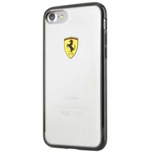 Ferrari Racing Shield Puzdro pre Iphone 7 8 Se 2020 2022 Priehľadné 127051690 - Ferrari Puzdrá na telefóny