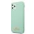 Guess zöld szilikon tok iPhone 11 Pro Max készülékhez arany logóval
