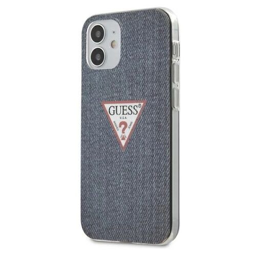 Guess Jeans Kollekció Sötétkék iPhone 12 Mini Tok - Guess