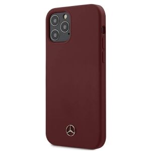 Mercedes Silicone Line Tok Iphone 12 12 Pro Case Červený Kryt 127053012 - Puzdrá na telefóny