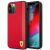 Etui Ferrari On Track Carbon Stripe na iPhone 12 Pro Max - czerwone 127054420