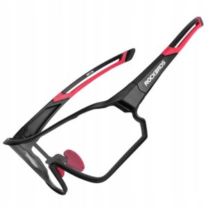 Rockbros Kerékpáros Szemüveg Fotochromic Uv400 Fekete És Piros 127058788 - Rockbros