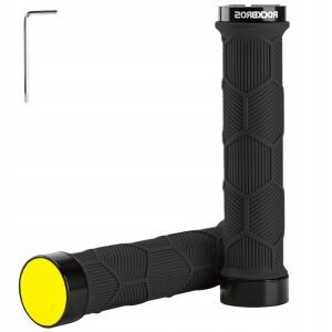 Gripy rowerowe Rockbros 40720007001 z odblaskiem - czarne 127059676 - Rockbros