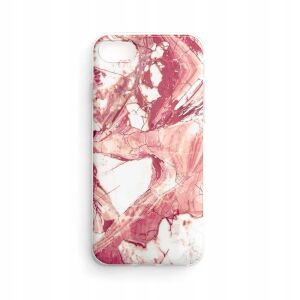 Wozinsky Marble żelowe etui pokrowiec marmur iPhone 12 Pro Max różowy 127060123 - Wozinsky