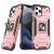 Wozinsky Armor Rózsaszín tok iPhone 13 Pro Max készülékhez tartóval