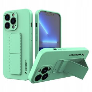 Husă Wozinsky Kickstand Husă suport din silicon pentru iPhone 13 Pro Max mint 127063862 - Wozinsky