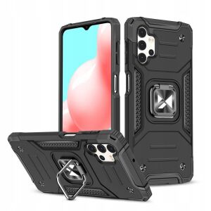 Wozinsky Ring Armor pancerne hybrydowe etui pokrowiec + magnetyczny uchwyt Samsung Galaxy A73 czarny 127064778 - Handyhüllen