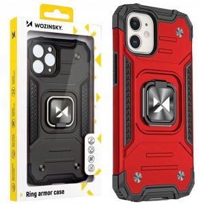 Wozinsky Ring Armor etui iPhone 14 pancerny pokrowiec uchwyt magnetyczny ring czerwone 127065758 - Wozinsky Kontakty telefoniczne